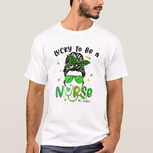 Camiseta Leopardo Sortudo Por Ser Uma Enfermeira Cardíaca