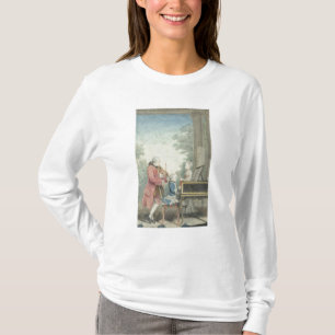 Camiseta Leopold Mozart e suas crianças Wolfgang