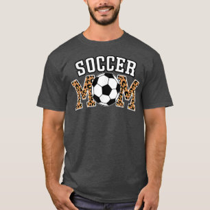Camiseta Lepard Soccer Mãe para Mãe que Ama Futebol