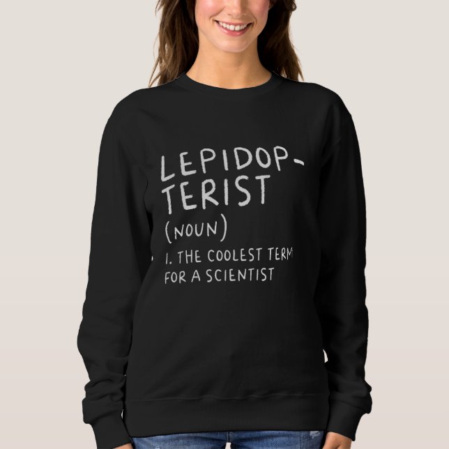 Camiseta Lepidopterist Definition   Scientist Science Teach (Frente)