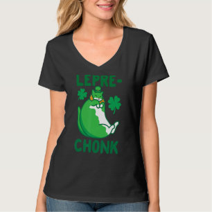 Camiseta Lepre Chonk Cat Leprechaun Shamroc