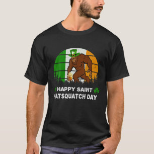Camiseta Leprechaun Bigfoot Happy Patsquatch Day
