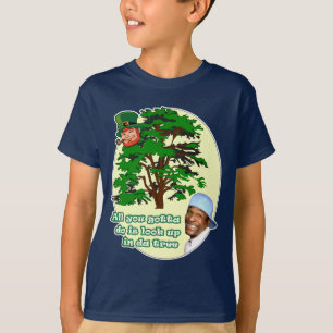 Camiseta Leprechaun da árvore