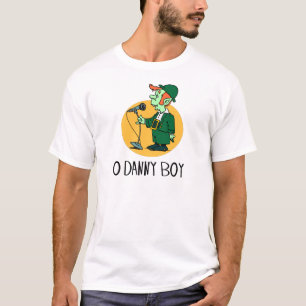 Camiseta Leprechaun do canto do menino de O Danny
