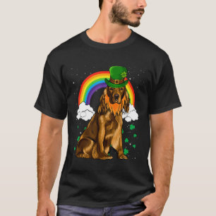 Camiseta Leprechaun do Dia de São Patrício do Cocker Spanie