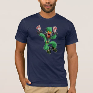 Camiseta leprechaun do zombi