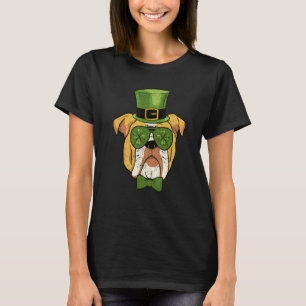 Camiseta Leprechaun English Bulldog Shamrock St Patricks Da