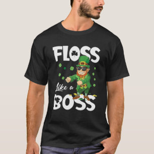 Camiseta Leprechaun Floss, Como Um Dia de São Patrício Ch