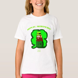 Camiseta Leprechaun Magic Girls White Basic T Shirt