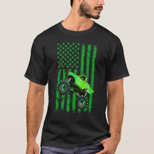 Camiseta Leprechaun Monster Truck Rua Patrick Day American