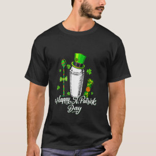 Camiseta Leprechaun Shamrock Bartender Feliz Rua D de Patri