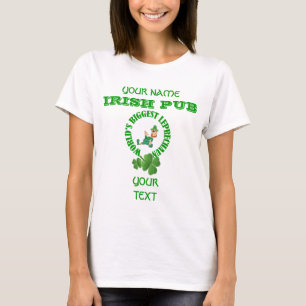 Camiseta Leprechaun St Patrick o mais alto engraçado