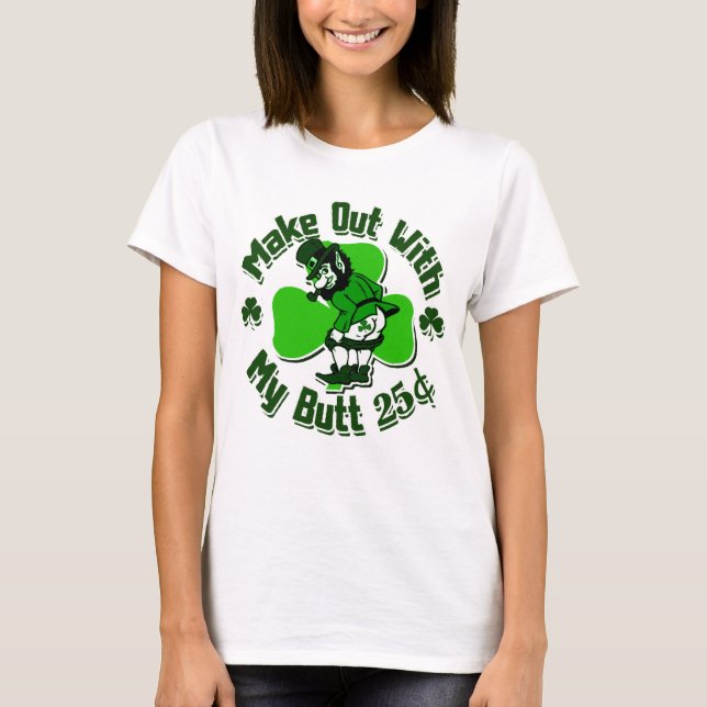 Camiseta Leprechuan engraçado (Frente)