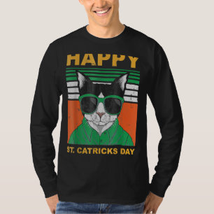 Camiseta Lepurrchaun Happy Patrick's Day Leprechaun Cat 1