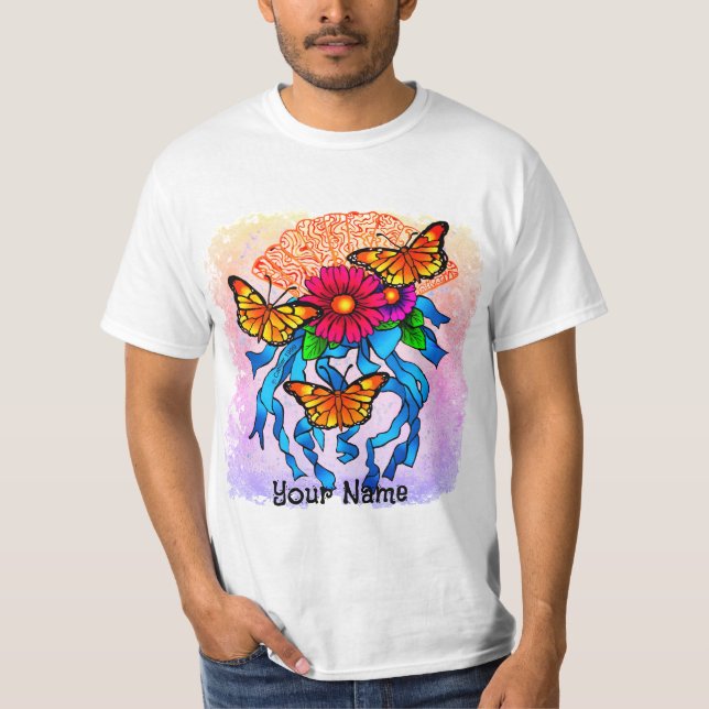 Camiseta Leque de Flores  (Frente)