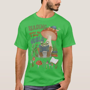 Camiseta Ler abre um novo livro de amantes do livro do sapo