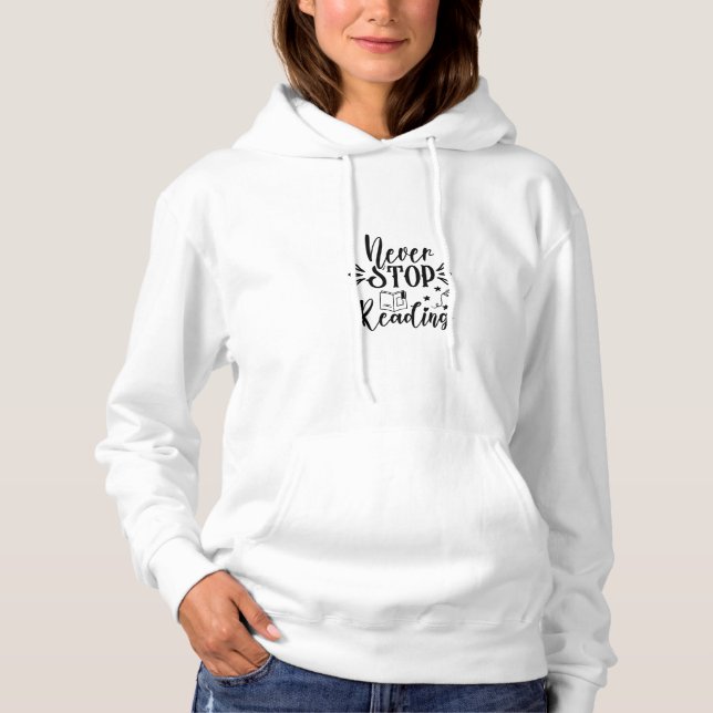 Camiseta Ler Arte Nunca Parar de Ler (Frente)