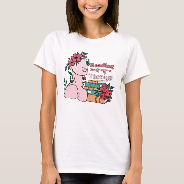 Camiseta Ler é a minha terapia (Frente)