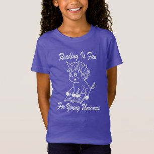 Camiseta Ler É Divertido Para Jovens Unicórnios Tee - WL