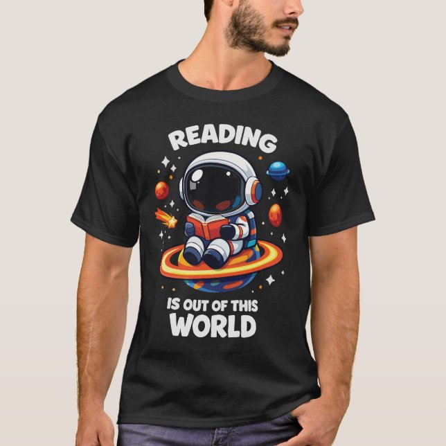 Camiseta Ler é fora deste mundo (Frente)