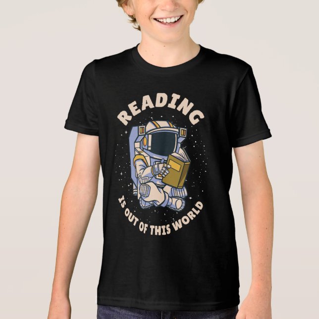 Camiseta Ler é Fora deste Mundo (Frente)