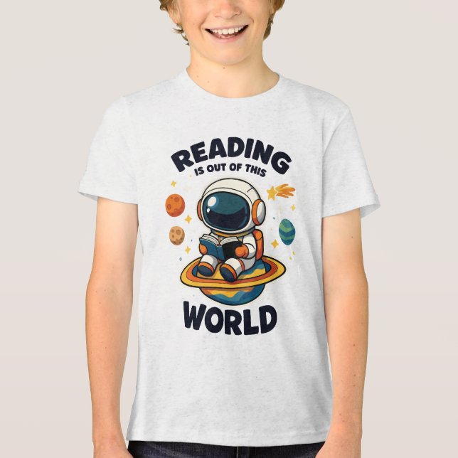 Camiseta Ler é fora deste mundo (Frente)