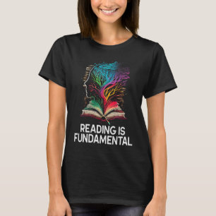 Camiseta Ler é livro de culinária da árvore do cérebro fund
