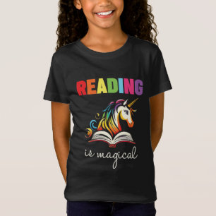 Camiseta Ler é Magical Rainbow Unicorn