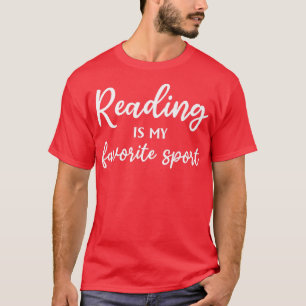 Camiseta Ler É Meu Livro De Esportes Favorito Ler