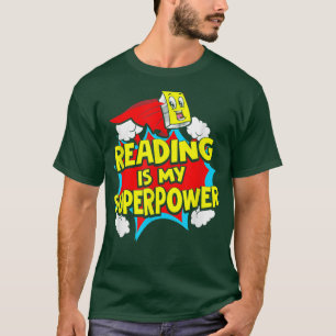 Camiseta Ler É Meu Livro De Sobrepotência Lover Reade