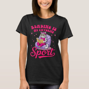 Camiseta Ler É Meu Livro Favorito Srt Gato Engraçado Amante