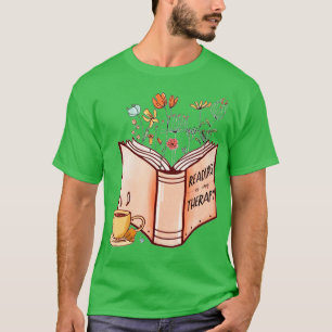 Camiseta Ler É Minha Citação De Terapia Booklovers Lendo Di