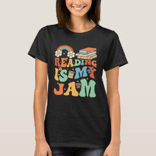 Camiseta Ler é minha paixão Arco-íris Fofa Bibliotecária Pr