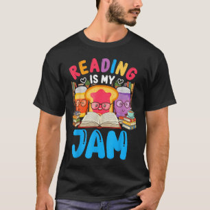 Camiseta Ler é muito divertido eu amo ler livros garotas ga