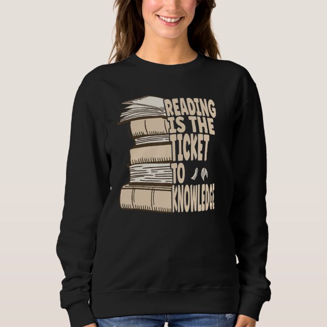 Camiseta Ler é o bilhete para o conhecimento (Frente)