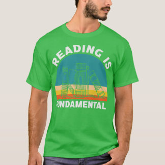 Camiseta Ler é o Gráfico do Livro de Cotação de Ditos Funda