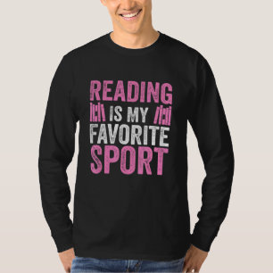 Camiseta Ler É O Meu Livro De Esportes Favorito