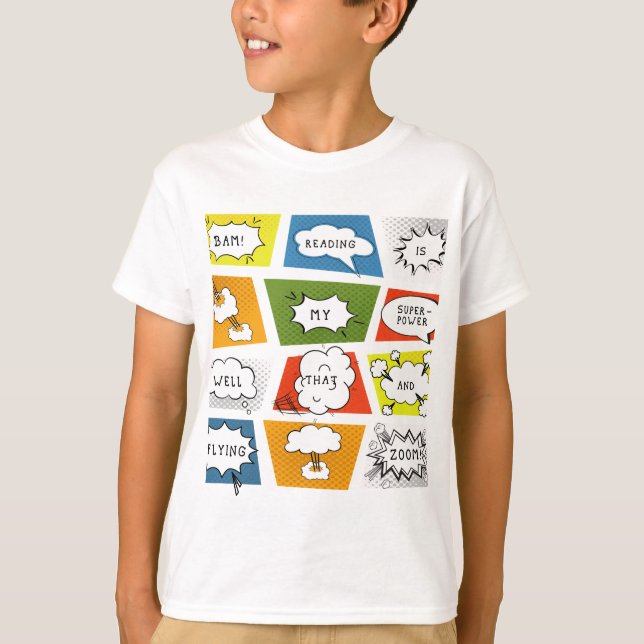 Camiseta Ler é o meu super poder (Frente)