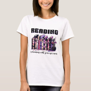 Camiseta Ler é sonhar com os olhos abertos 