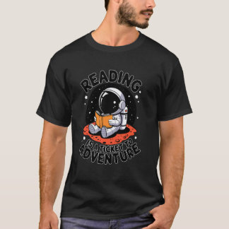 Camiseta Ler é um Bilhete para o Aventureiro Espacial K