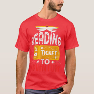 Camiseta ler é um ingresso para a aventura, Engraçado prese