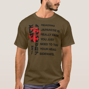 Camiseta Ler japonês é fácil