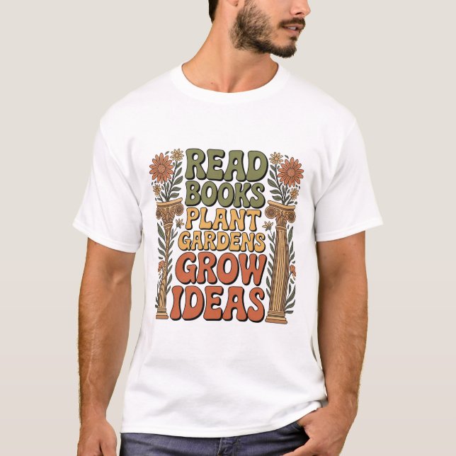 Camiseta Ler livro  (Frente)