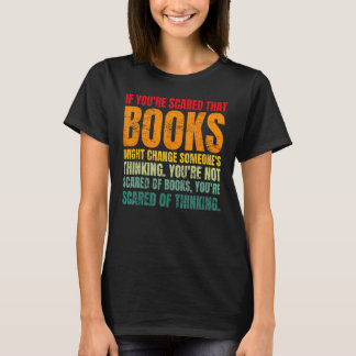 Camiseta Ler livro de livros proibidos