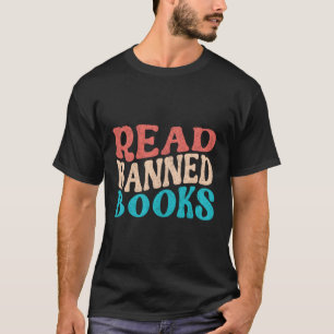 Camiseta Ler livro de livros proibidos Livro de livros
