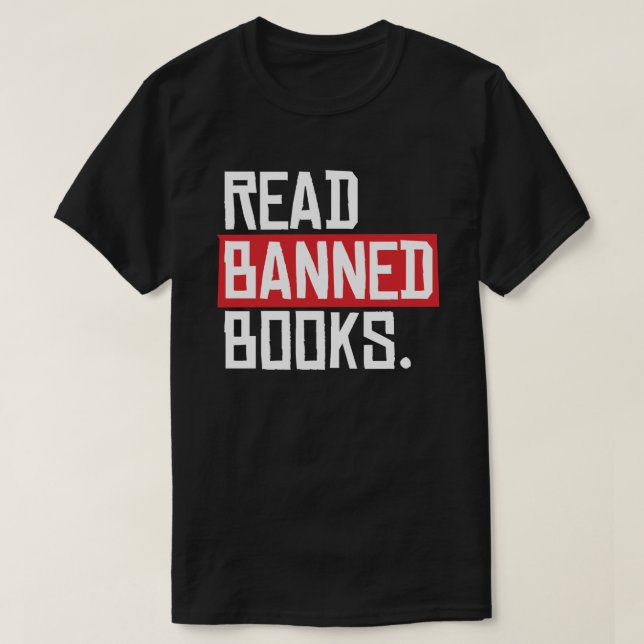 Camiseta Ler Livros Banidos (Frente do Design)