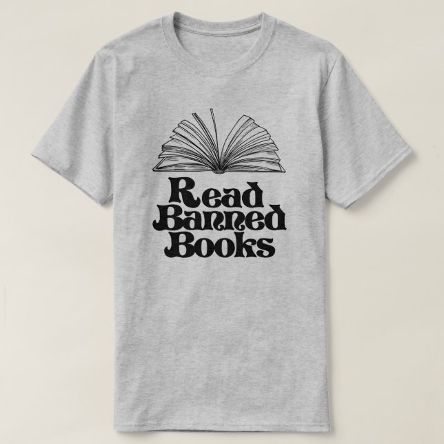 Camiseta Ler Livros Banidos (Frente do Design)