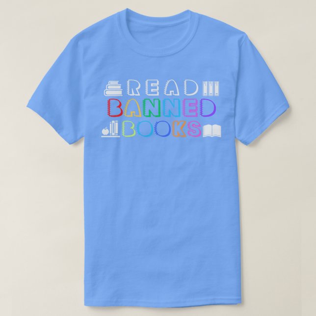 Camiseta Ler Livros Banidos 6 (Frente do Design)