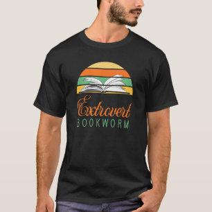 Camiseta Ler Livros Divertidos 4 - Extrovertido Minhoca de
