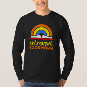 Camiseta Ler Livros Divertidos - Extrovertido Minhoca de Li